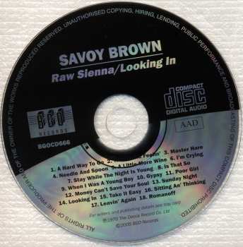 CD Savoy Brown: Raw Sienna / Looking In