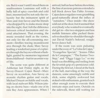 CD Savoy-Doucet Cajun Band: Live! At The Dance