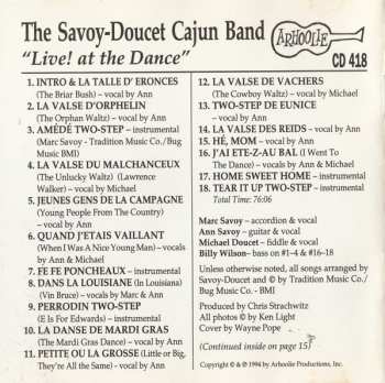 CD Savoy-Doucet Cajun Band: Live! At The Dance