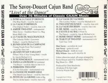 CD Savoy-Doucet Cajun Band: Live! At The Dance