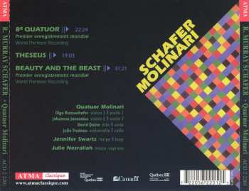 CD Quatuor Molinari: 8e Quatuor; Theseus; Beauty And The Beast