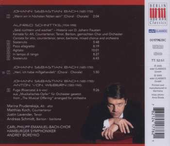 CD Johann Sebastian Bach: Faust Cantata / Ricercata / Chorales