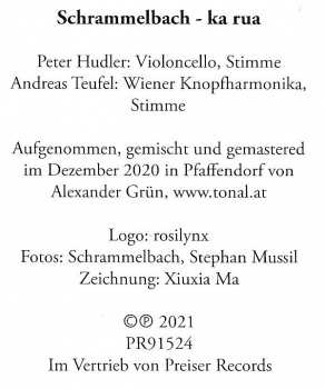 CD SchrammelBach: Ka Rua 