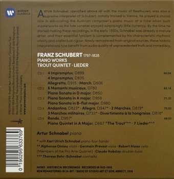 5CD/Zestaw pudełkowy Franz Schubert: Piano Works • Trout Quintet • Lieder