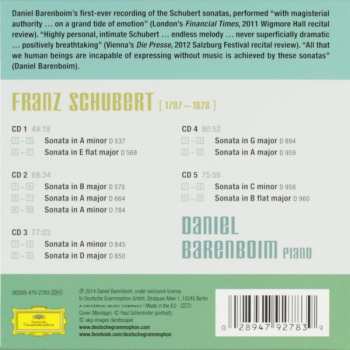 5CD/Zestaw pudełkowy Franz Schubert: Piano Sonatas