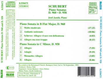 CD Franz Schubert: Piano Sonatas D. 960 ▪ D. 958
