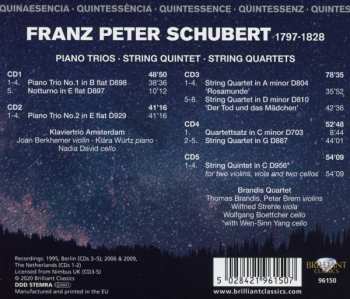 5CD/Zestaw pudełkowy Franz Schubert: Piano Trios, String Quintet, String Quartets