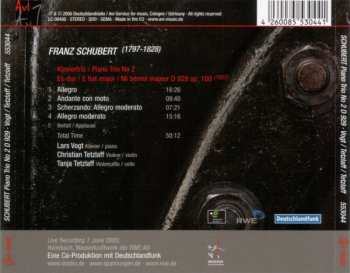 CD Franz Schubert: Piano Trio No 2