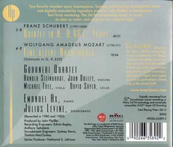 CD Wolfgang Amadeus Mozart: Quintet  ("Trout") / Eine Kleine Nachtmusik (Serenade)