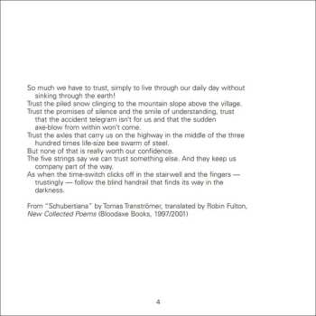 CD Franz Schubert: String Quintet • Verklärte Nacht