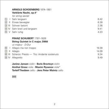 CD Franz Schubert: String Quintet • Verklärte Nacht