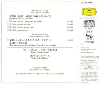 CD Franz Schubert: Symphonie No.9 / "Die Meistersinger Von Nurnberg" Vorspiel