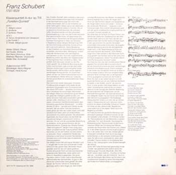 LP Franz Schubert: Klavierquintett A-dur Op. 114 (Forellen-Quintett)