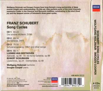 4CD/Zestaw pudełkowy Franz Schubert: Die Schöne Müllerin • Winterreise • Schwanengesang