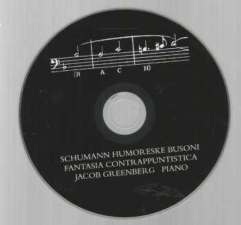 CD Robert Schumann: Humoreske / Fantasia Contrappuntistica