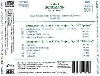 CD Robert Schumann: Symphonies Nos. 1 "Spring" And 3 "Rhenish"