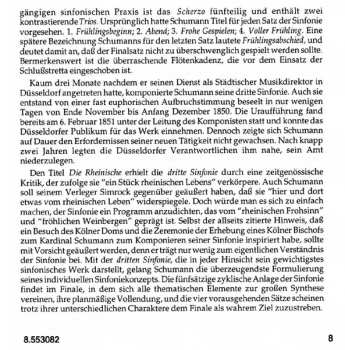 CD Robert Schumann: Symphonies Nos. 1 "Spring" And 3 "Rhenish"