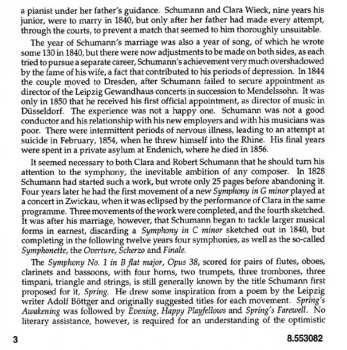 CD Robert Schumann: Symphonies Nos. 1 "Spring" And 3 "Rhenish"