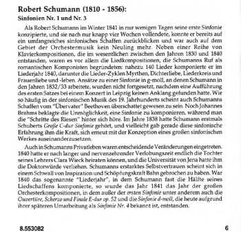 CD Robert Schumann: Symphonies Nos. 1 "Spring" And 3 "Rhenish"