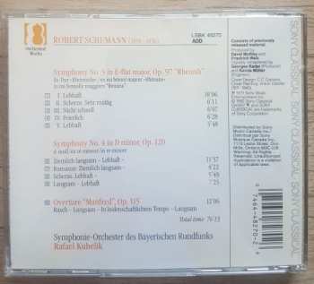 CD Robert Schumann: Symphony No. 3 • Symphony No. 4 • Manfred Overture