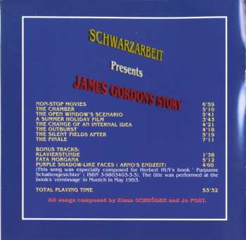 CD Schwarzarbeit: James Gordon's Story