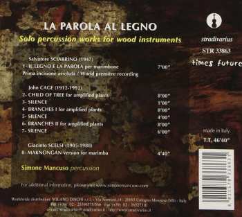 CD John Cage: La Parola Al Legno