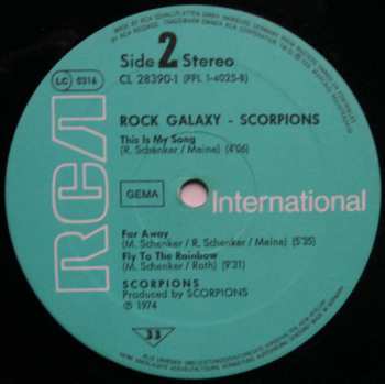 2LP Scorpions: Rock Galaxy