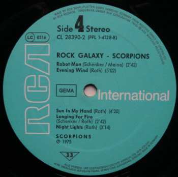 2LP Scorpions: Rock Galaxy