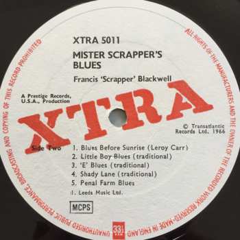 LP Scrapper Blackwell: Mr. Scrapper's Blues