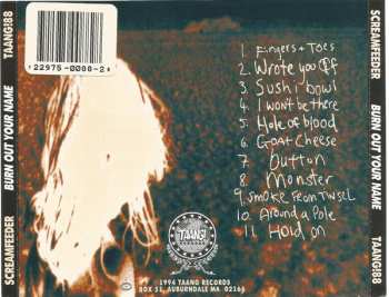 CD Screamfeeder: Burn Out Your Name