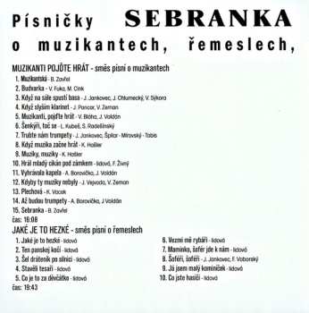 CD Sebranka: Písničky O Muzikantech, Řemeslech, Hospůdkách A Koních