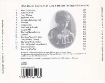 CD Section 25: Love And Hate (In The English Countryside)