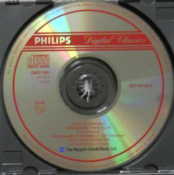 CD Seiji Ozawa: Beethoven Symphony No 7 - Schubert No 8  Unfinished.