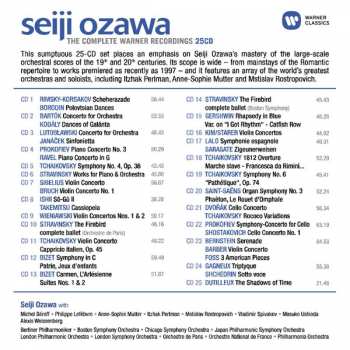 25CD/Zestaw pudełkowy Seiji Ozawa: The Complete Warner Recordings
