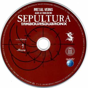 CD/Blu-ray Sepultura: Metal Veins (Alive At Rock In Rio)
