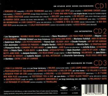 3CD Serge Gainsbourg: En Studio Avec Serge Gainsbourg