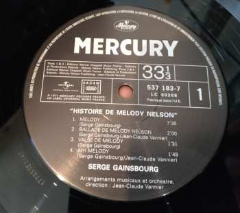 LP Serge Gainsbourg: Histoire De Melody Nelson