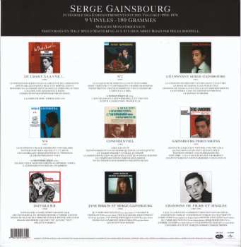 9LP/Zestaw pudełkowy Serge Gainsbourg: Intégrale Des Enregistrements Studio, Volume 1 : 1958-1970  LTD