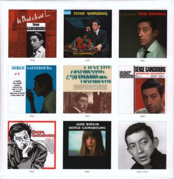 9LP/Zestaw pudełkowy Serge Gainsbourg: Intégrale Des Enregistrements Studio, Volume 1 : 1958-1970  LTD