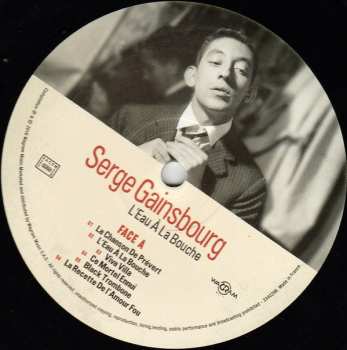 LP Serge Gainsbourg: L'Eau À La Bouche