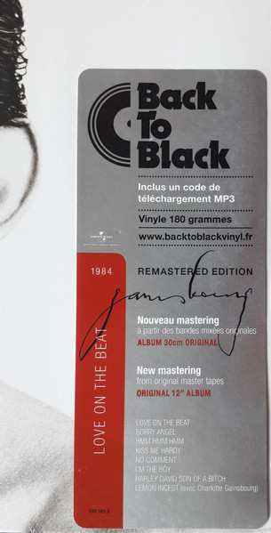 LP Serge Gainsbourg: Love On The Beat