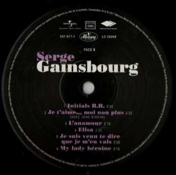 LP Serge Gainsbourg: Serge Gainsbourg
