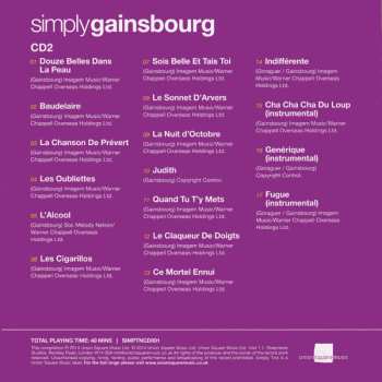 3CD/Zestaw pudełkowy Serge Gainsbourg: Simply Gainsbourg (3 CDs From The Genius Of Chanson)