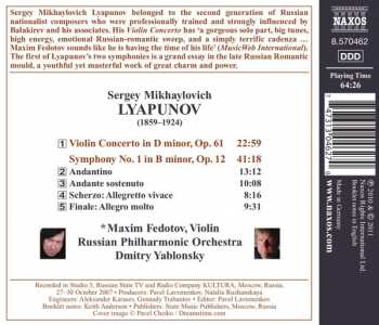 CD Russian Philharmonic Orchestra: Violin Concerto • Symphony No. 1