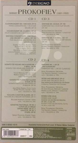 4CD Sergei Prokofiev: Sergey Prokofiev