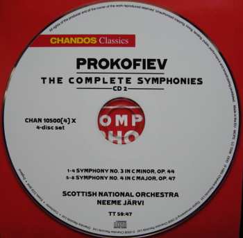 4CD/Zestaw pudełkowy Sergei Prokofiev: The Complete Symphonies