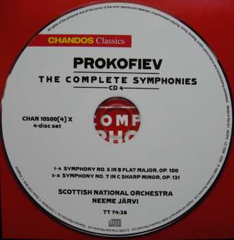 4CD/Zestaw pudełkowy Sergei Prokofiev: The Complete Symphonies