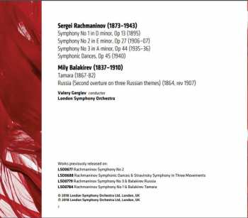 Zestaw pudełkowy/Blu-ray/3SACD The London Symphony Orchestra: Symphonies Nos 1-3 / Symphonic Dances