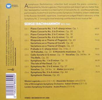 8CD/Zestaw pudełkowy Sergei Vasilyevich Rachmaninoff: The 4 Piano Concertos • Piano Works • The 3 Symphonies • Orchestral Works