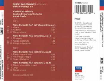 2CD The London Symphony Orchestra: Piano Concertos 1-4